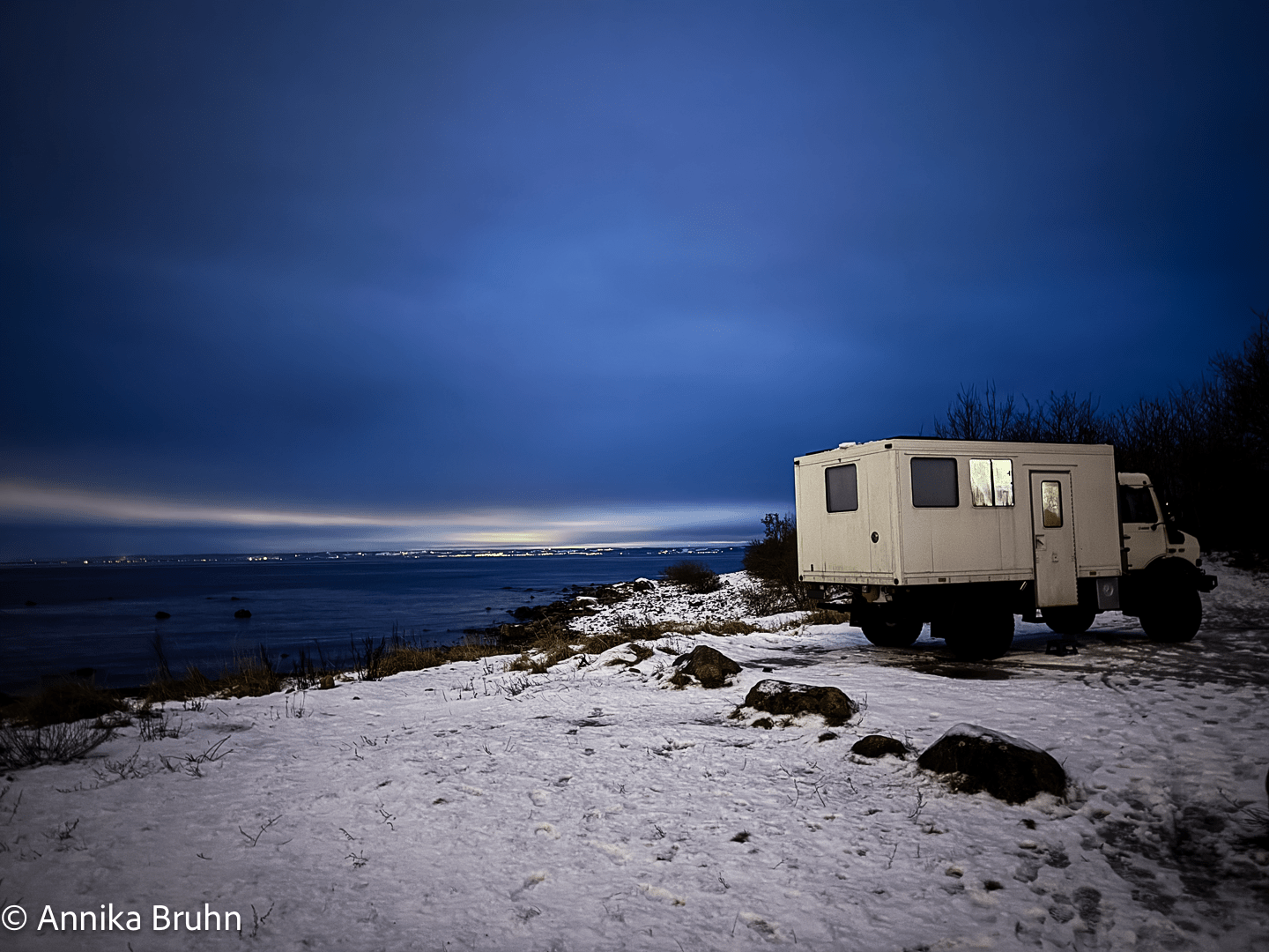 Halmstadt mit Karl bei Ncht